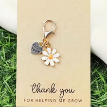 Load image into Gallery viewer, Teacher Gift Charm with Flower Tag - Love and Labels
