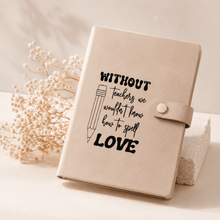 Load image into Gallery viewer, Teacher Gift Decal | Without Teachers We Wouldn’t Know Love - Love and Labels
