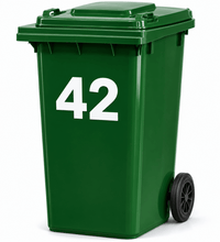 Load image into Gallery viewer, Wheelie Bin Numbers - Love and Labels
