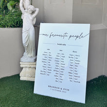 Load image into Gallery viewer, A1 Seating Chart for Wedding, Engagement, Events - Love and Labels

