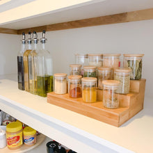 Load image into Gallery viewer, spice rack, spice jars with labels, kitchen accessories- Love and Labels
