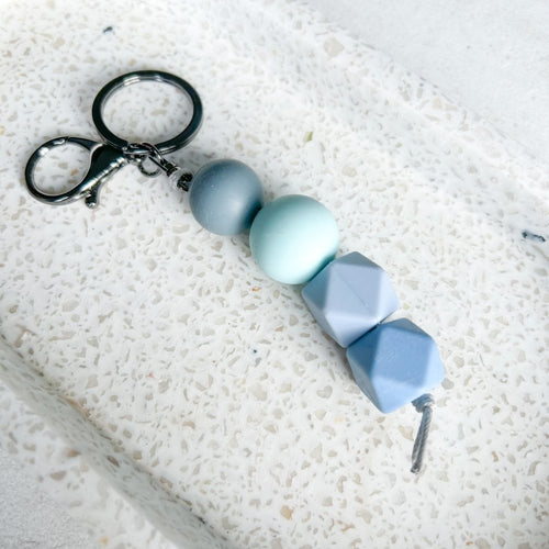 Blue Keyring - Love and Labels