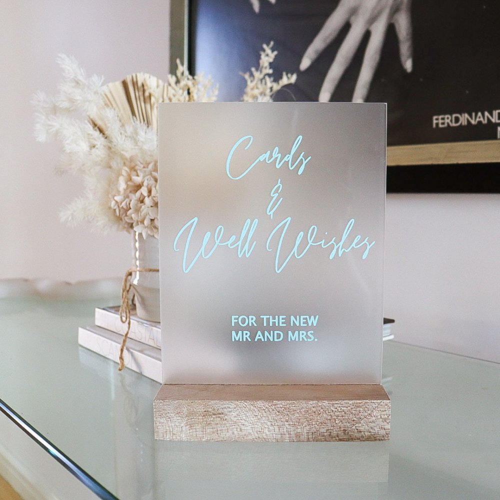 Wishing Well Signage, Cards and Well Wishes Sign - Love and Labels