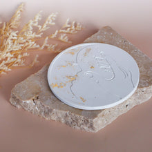 Load image into Gallery viewer, Celestial Moon Trinket Plate with Gold Foil - Love and Labels
