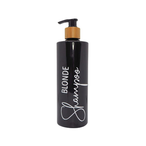customized waterproof labels for refillable shampoo bottles for bathroom organisation