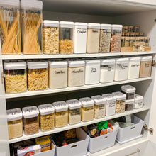 Load image into Gallery viewer, custom pantry labels to organize and style your pantry
