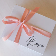 Load image into Gallery viewer, Getting Ready - Bridal Box with Personalised Robe - Love and Labels
