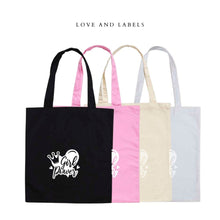 Load image into Gallery viewer, Girl Power Tote Bag - Love and Labels
