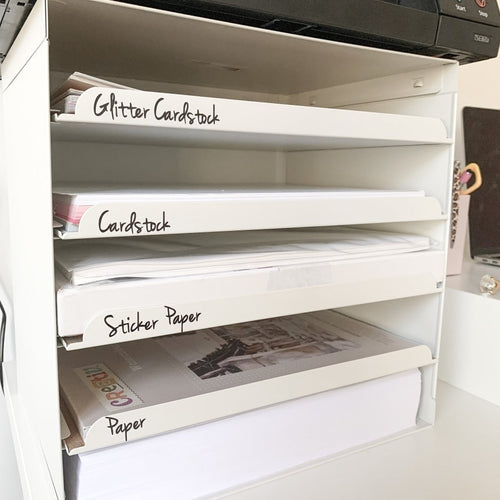 custom labels for home and office organisation