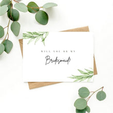 Load image into Gallery viewer, Will you be my bridesmaid card, will you be my bridesmaid cards
