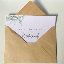Load image into Gallery viewer, Will you be my bridesmaid card, will you be my bridesmaid cards
