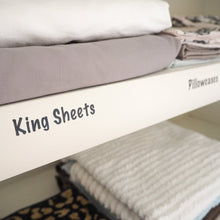 Load image into Gallery viewer, Labels, organised linen cupboard, custom labels, Love and Labels
