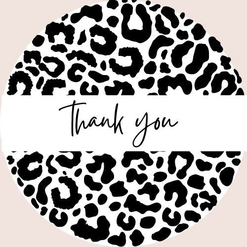 thank you stickers, small business stickers, printed labels- Love and Labels