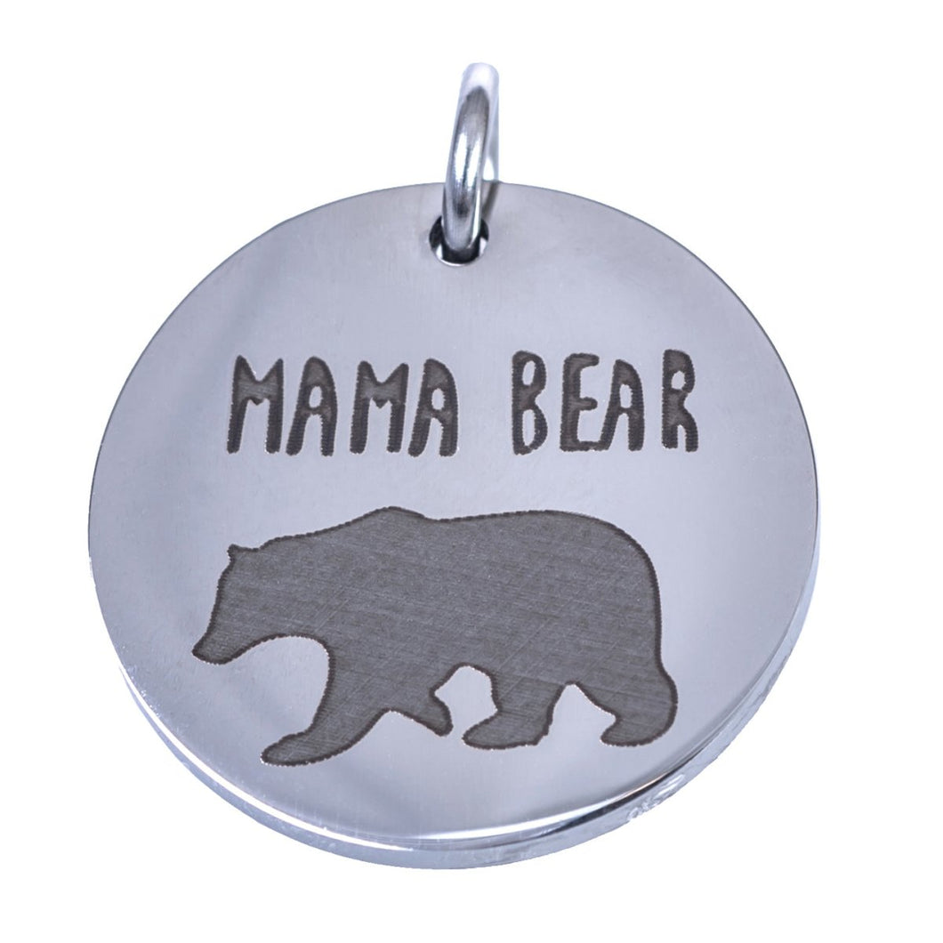 Mama Bear Lanyard Charm - Love and Labels