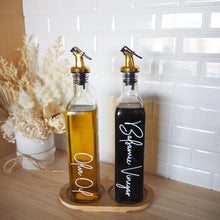 Load image into Gallery viewer, oil bottles, oil bottle labels, oil glass bottle- Love and Labels
