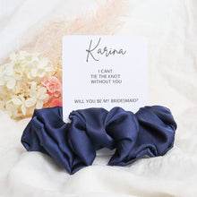 Load image into Gallery viewer, Personalised Bridesmaid Scrunchie - Love and Labels
