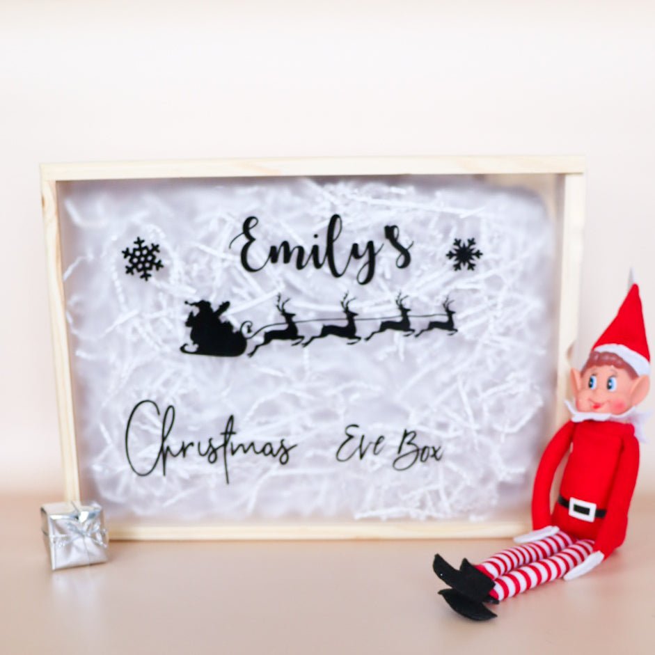 Personalised Christmas Eve Box Decal - Love and Labels