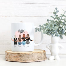 Load image into Gallery viewer, Personalised Customisable Besties Squad Mug - Love and Labels

