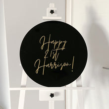 Load image into Gallery viewer, signage for birthday, engagement party signage, welcome signage, acrylic signage - Love and Labels
