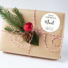 Load image into Gallery viewer, Personalised Sticker Set of 8-Something you Want, Need, Read, Wear, Christmas stickers personalised - Love and Labels
