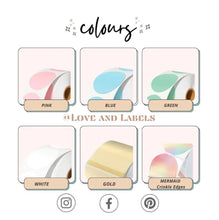 Load image into Gallery viewer, Personalised Sticker Set of 8-Something you Want, Need, Read, Wear ... - Love and Labels
