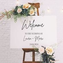 Load image into Gallery viewer, Personalised Wedding Signage (Vinyl Decal) - Love and Labels
