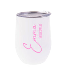Load image into Gallery viewer, Personalised Wine Tumbler, personalised tumbler australia, bridesmaid gift ideas - Love and Labels
