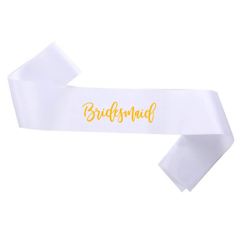Personalized Sashes, brides sashes, bridesmaid gift ideas - Love and Labels