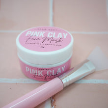 Load image into Gallery viewer, Pink Clay Face Mask with Applicator - Love and Labels
