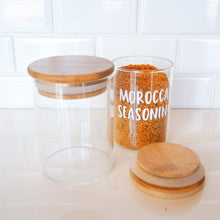 Load image into Gallery viewer, label spices, spice jars with labels, glass spice jar, spice jars - Love and Labels
