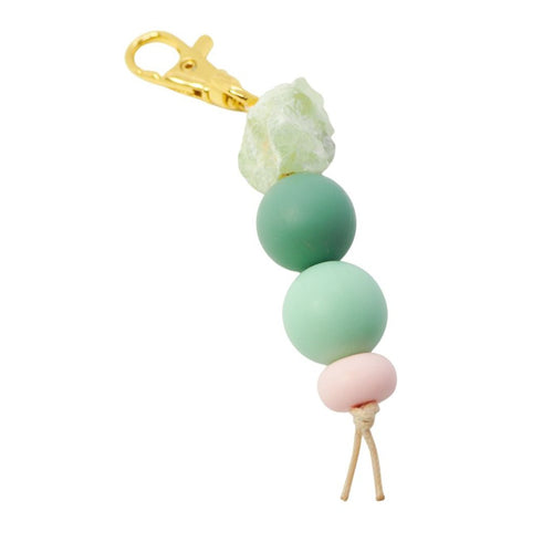 Prehnite Healing Keyring - Love and Labels