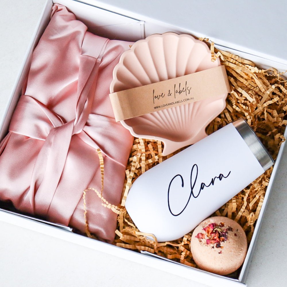 Pretty in Pink - Personalised Hamper Box - Love and Labels