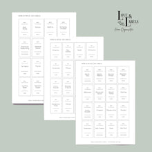 Load image into Gallery viewer, Printable Spice Jar Labels, downloadable spice jar labels - Love and Labels
