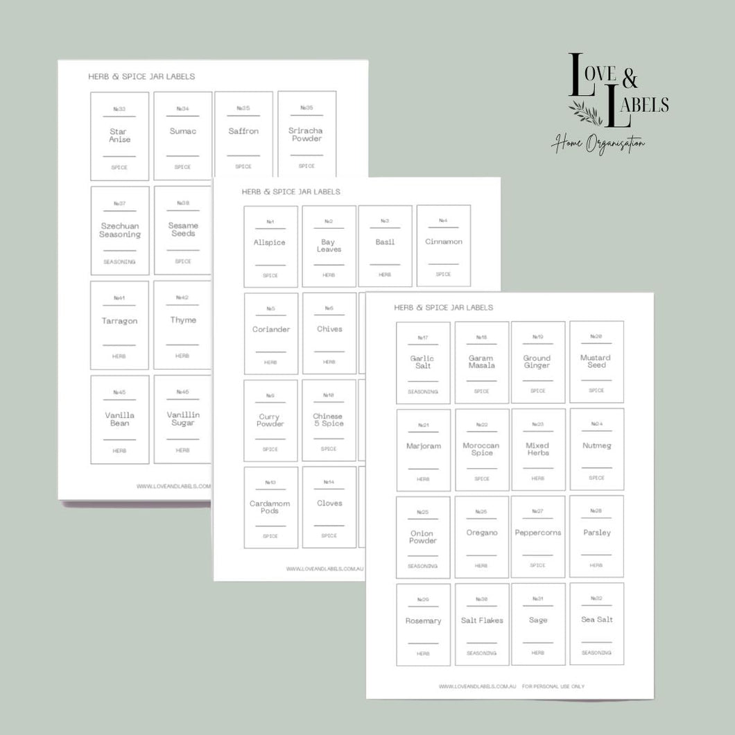 Downloadable Minimalist Printed Spice Jar Sticker Labels – Love and Labels downloadable-minimalist-printed-spice-jar-sticker-labels-love-and-labels