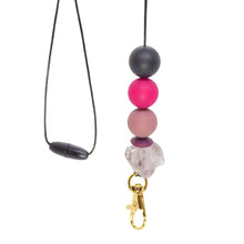 Load image into Gallery viewer, Raw Amethyst Crystal Lanyard - Love and Labels
