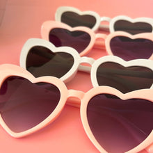 Load image into Gallery viewer, Retro Heart Shaped Glasses make a luxury bridesmaid proposal gift

