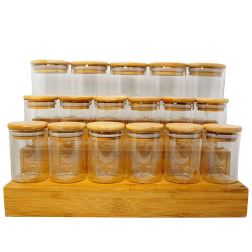 Spice Jar Makeover Set, glass jars, spice jars - Love and Labels