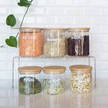 Load image into Gallery viewer, personalised pantry labels australia, pretty pantry labels, pantry labels custom- Love and Labels
