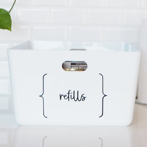 personalised storage labels for all occasions, organize your pantry with custom vinyl labels
