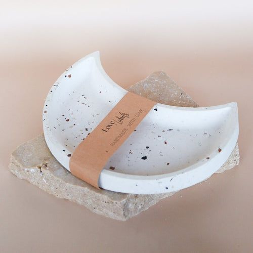 Terrazzo Luna Moon Trinket Dish - Love and Labels