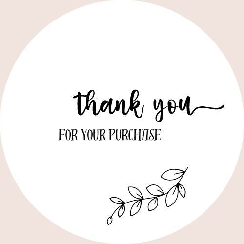Thank you for your purchase Stickers - Love and Labels