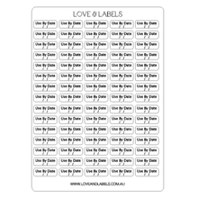 Load image into Gallery viewer, Use By Date Pantry Stickers - Pack of 75 Printed Labels - Love and Labels
