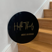 Load image into Gallery viewer, signage for birthday, engagement party signage, welcome signage, acrylic signage - Love and Labels
