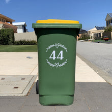 Load image into Gallery viewer, Wheelie Bin Number Sticker Number stickers, self adhesive numbers - Love and Labels
