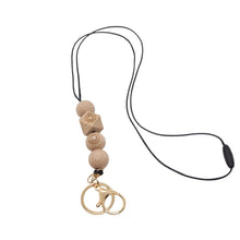 Load image into Gallery viewer, Wooden Beaded Lanyard - Love and Labels
