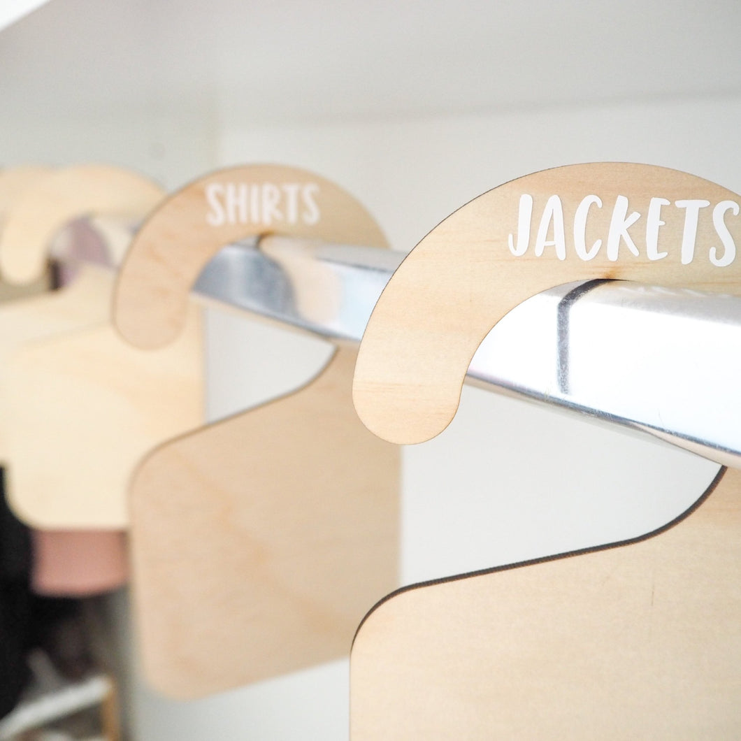 wardrobe dividers, closet organisers, closet organizers, labels - Love and Labels